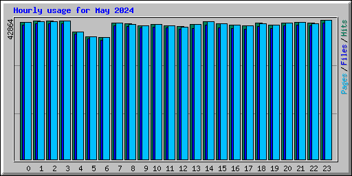 Hourly usage for May 2024